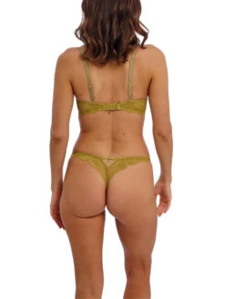 Wacoal Natsuki Lace Balcony Bra - Antique Gold -FREYA Shop braforme wacoal natsuki lace WE601306 AND 2b