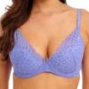 Wacoal Raffine Plunge Bra - Bluebell -FREYA Shop braforme wacoal raffine 148003 bul front