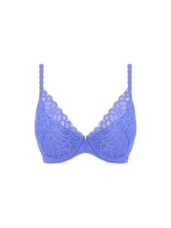 Wacoal Raffine Plunge Bra - Bluebell -FREYA Shop braforme wacoal raffine 148003 bul plain