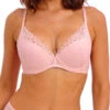 Wacoal Raffine Plunge Bra - Silver Pink -FREYA Shop braforme wacoal raffine WE148003 SIP f