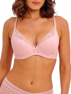 Wacoal Raffine Plunge Bra - Silver Pink