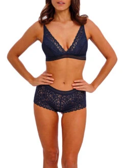 Wacoal Raffine Bralette - Ink -FREYA Shop braforme wacoal raffine WE148008 INK 2f