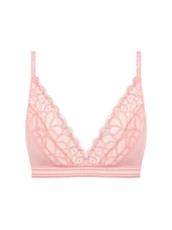 Wacoal Raffine Bralette - Silver Pink -FREYA Shop braforme wacoal raffine WE148008 SIP c