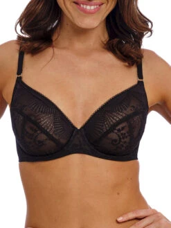 Wacoal Sensu Lace Underwire Bra - Black