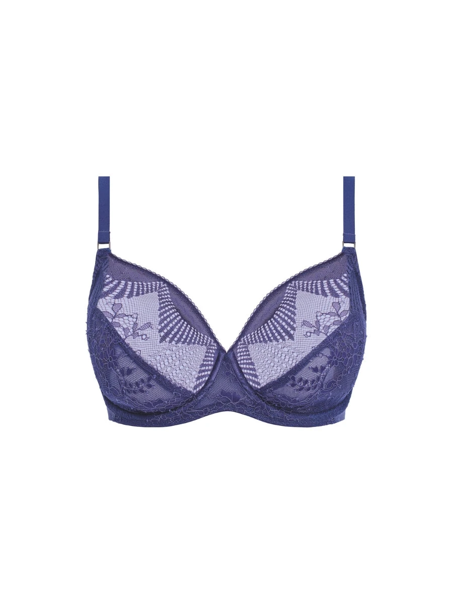 Wacoal Sensu Lace Underwire Bra - Dark Azure 7 Wacoal Sensu Lace Underwire Bra - Dark Azure - Image 5