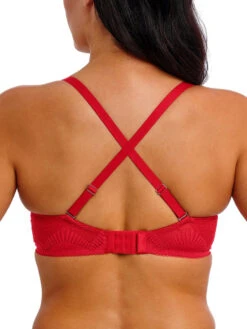 Wacoal Sensu Lace Plunge Bra - Salsa -FREYA Shop braforme wacoal sensu lace WE601202 SAL 2b