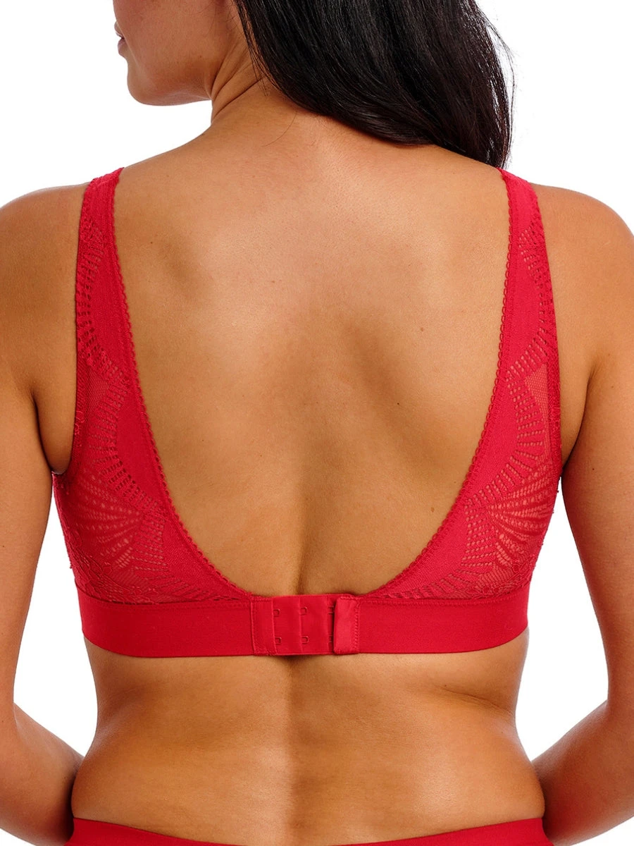 Wacoal Sensu Lace Non-Wired Bralette - Salsa 4 Wacoal Sensu Lace Non-Wired Bralette - Salsa - Image 2