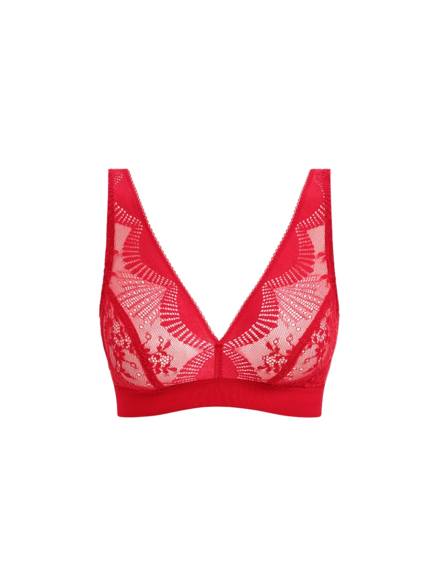 Wacoal Sensu Lace Non-Wired Bralette - Salsa 7 Wacoal Sensu Lace Non-Wired Bralette - Salsa - Image 5