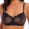 Wacoal Vivid Attraction Bralette - Black -FREYA Shop braforme wacoal vivid attraction WA810384 BLK f