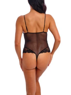 Wacoal Vivid Attraction Body - Black 15 Wacoal Vivid Attraction Body - Black -FREYA Shop braforme wacoal vivid attraction WA836384 BLK 2b
