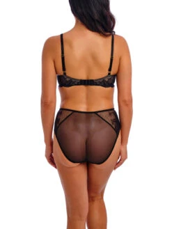 Wacoal Vivid Attraction High Leg Brief -FREYA Shop braforme wacoal vivid attraction WA841384 BLK 2b