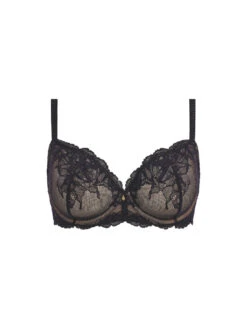 Wacoal Vivid Attraction Underwire Bra - Black -FREYA Shop braforme wacoal vivid attraction WA851384 BLK c