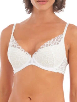 Wacoal Raffine Plunge Bra - White