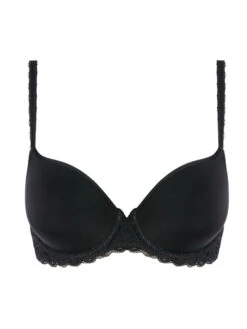 Wacoal Raffine Underwired Contour Bra - Black -FREYA Shop braforme wacoal we148004 blk c