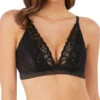 Wacoal Raffine Bralette - Black -FREYA Shop braforme wacoal we148008 blk f