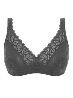 Wacoal Raffine Minimiser Bra - Black 11 Wacoal Raffine Minimiser Bra - Black -FREYA Shop braforme wacoal we148012 blk c