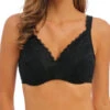 Wacoal Raffine Minimiser Bra - Black -FREYA Shop braforme wacoal we148012 blk f