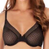 Wacoal Aphrodite Seamless Bra - Black -FREYA Shop braforme we140002 blk wacoal lingerie aphrodite black seamless bra f