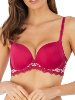 Wacoal Lace Perfection Contour Bra - Cerise