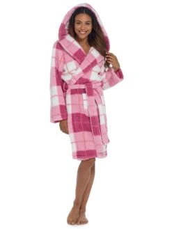 Hooded Robe -FREYA Shop braforme 20nightwear 20ln1681 20dressing 20gown 20pink f 6e6630bc 9a10 4022 946e 1538985938c2