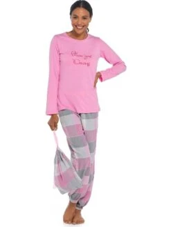 Pyjama Set With Gift Bag 34 Pyjama Set With Gift Bag -FREYA Shop braforme 20nightwear 20pj 20set 20plaid 20check 20 20pink f 5b9439df 1b40 4ba5 bbf7 47d77fa6e4f9