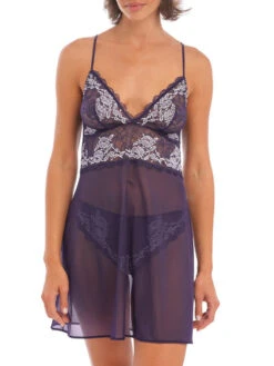 Wacoal Lace Perfection Chemise -FREYA Shop braforme 20we135009 eve primary wacoal lingerie lace perfection evening 20blue 20 chemise f