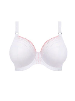ELOMI Matilda Plunge Bra - White -FREYA Shop braforme elomi matilda bra el8900 whe white lingerie p