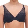 Chantelle Day To Night Plunge Spacer Bra - Deep Grey -FREYA Shop brafrome chantelle lingerie c15f70 f