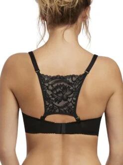 FANTASIE Bronte Vertical Seam Bra - Black -FREYA Shop bronte 2061 back bra black