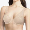 Chantelle Day To Night Plunge Spacer Bra - Golden Beige -FREYA Shop c15f70 01n ft
