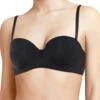 Chantelle Essentiall Bandeau T-Shirt Bra - Black -FREYA Shop chantelle 20essentiall 20c15g50 20011 20black 20f