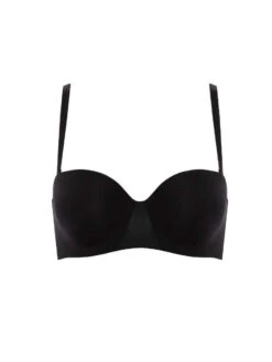 Chantelle Essentiall Bandeau T-Shirt Bra - Black -FREYA Shop chantelle 20essentiall 20c15g50 20011 20black 20p1