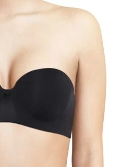 Chantelle Essentiall Bandeau T-Shirt Bra - Black -FREYA Shop chantelle 20essentiall 20c15g50 20011 20black 20s