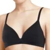 Chantelle Essentiall Wirefree Triangle T-Shirt Bra - Black -FREYA Shop chantelle 20essentiall 20c15g80 20011 20black 20f