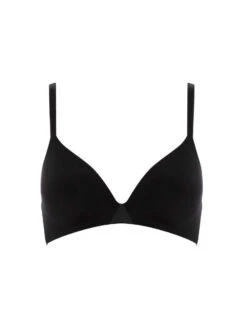Chantelle Essentiall Wirefree Triangle T-Shirt Bra - Black -FREYA Shop chantelle 20essentiall 20c15g80 20011 20black 20p