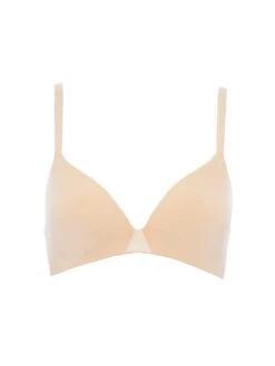 Chantelle Essentiall Wirefree Triangle T-Shirt Bra - Golden Beige -FREYA Shop chantelle 20essentiall 20c15g80 2001n 20golden 20beige 20p