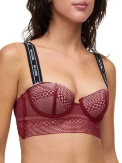 Chantelle No Icons Bandeau Foam Bra - Raspberry -FREYA Shop chantelle 20x 20no 20icons 20t00c20 20020 20raspberry 20s