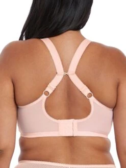 ELOMI Charley Stretch Plunge Bra - Ballet Pink -FREYA Shop charley ballet pink plunge bra back 2