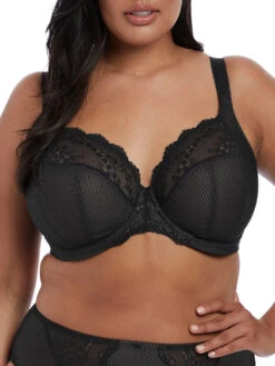 ELOMI Charley Stretch Plunge Bra - Black