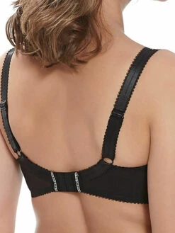 FANTASIE Sofia Half Cup Bra - Black -FREYA Shop fantasie sophia half cup bra black 9321 back