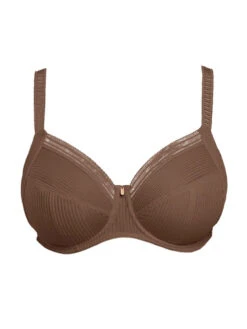 FANTASIE Fusion Full Cup Side Support Bra - Coffee Roast -FREYA Shop fl3091 crt cut fantasie lingerie fusion coffee roast full cup side support bra