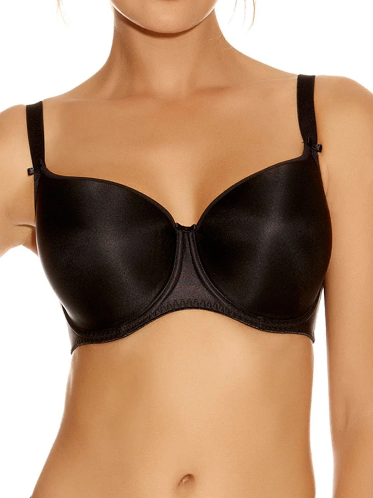 FANTASIE Smoothing Moulded T-Shirt Bra - Black 3 FANTASIE Smoothing Moulded T-Shirt Bra - Black