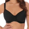 FANTASIE Smoothing Moulded Balcony Bra - Black -FREYA Shop fl4520 nue fantasie lingerie smoothing black underwired moulded balcony bra f