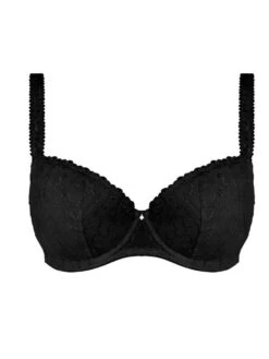 FANTASIE Ana Half Cup Bra - Black -FREYA Shop fl6703 blk cut fantasie lingerie ana black padded half cup bra