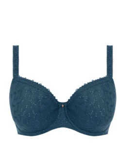 FANTASIE Ana Half Cup Bra - Teal -FREYA Shop fl6703 tel fantasie lingerie ana teal padded half cup bra p 54401483 fbd4 406c 8cd7 9bc158dd42ca