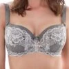 FANTASIE Marianna Padded Half Cup Bra - Silver -FREYA Shop fl9201 sir front