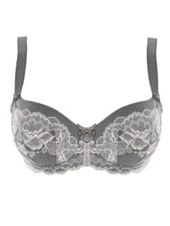FANTASIE Marianna Padded Half Cup Bra - Silver -FREYA Shop fl9201 sir plain