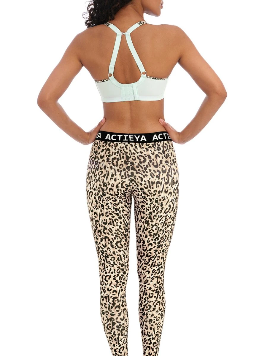 FREYA Sonic Moulded Spacer Sports Bra - Pure Leopard Aqua 7 FREYA Sonic Moulded Spacer Sports Bra - Pure Leopard Aqua - Image 5