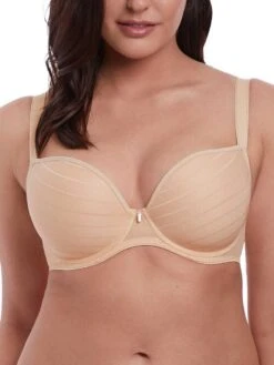 FREYA Cameo Moulded Plunge Bra - Sand