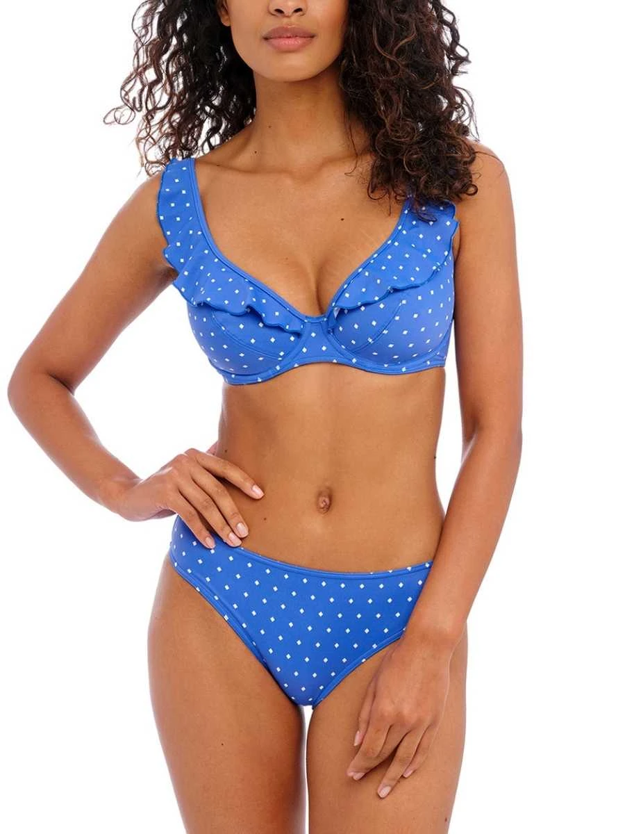 FREYA Jewel Cove High Apex Bikini Top - Azure 6 FREYA Jewel Cove High Apex Bikini Top - Azure - Image 4